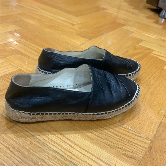 CHANEL lambskin espadril, size 35. - Picture 7 of 9